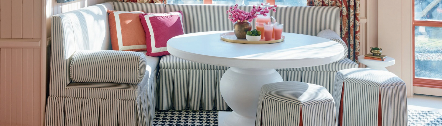 Custom upholstered furniture created by Traditions for interior design projects in Naples Florida and Minneapolis Minnesota