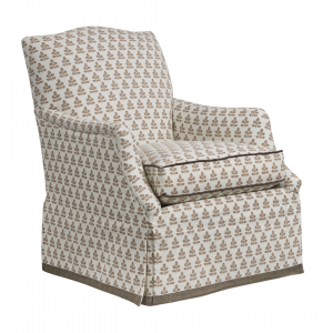 custom swivel chair by lee industries