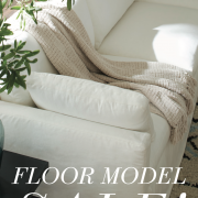 Minneapolis floor model furniture sale featuring in-stock designer furniture and accessories at Traditions