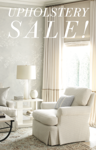 Traditions Upholstery Sale featuring beautiful upholstered furniture in fabric and leather